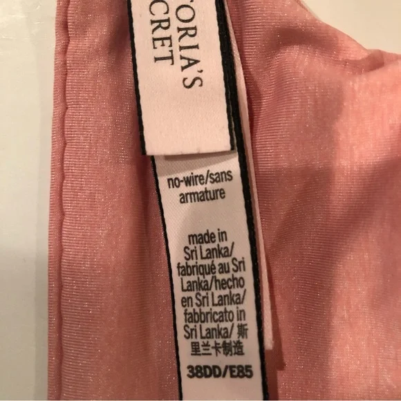 VICTORIA’S SECRET Pink No Wire BRA 38DD - Picture 7 of 8